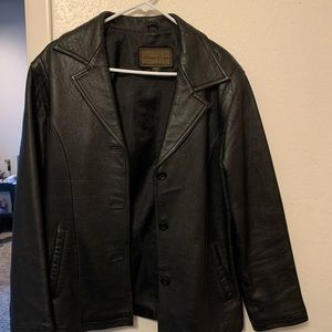 Black Leather Jacket size L